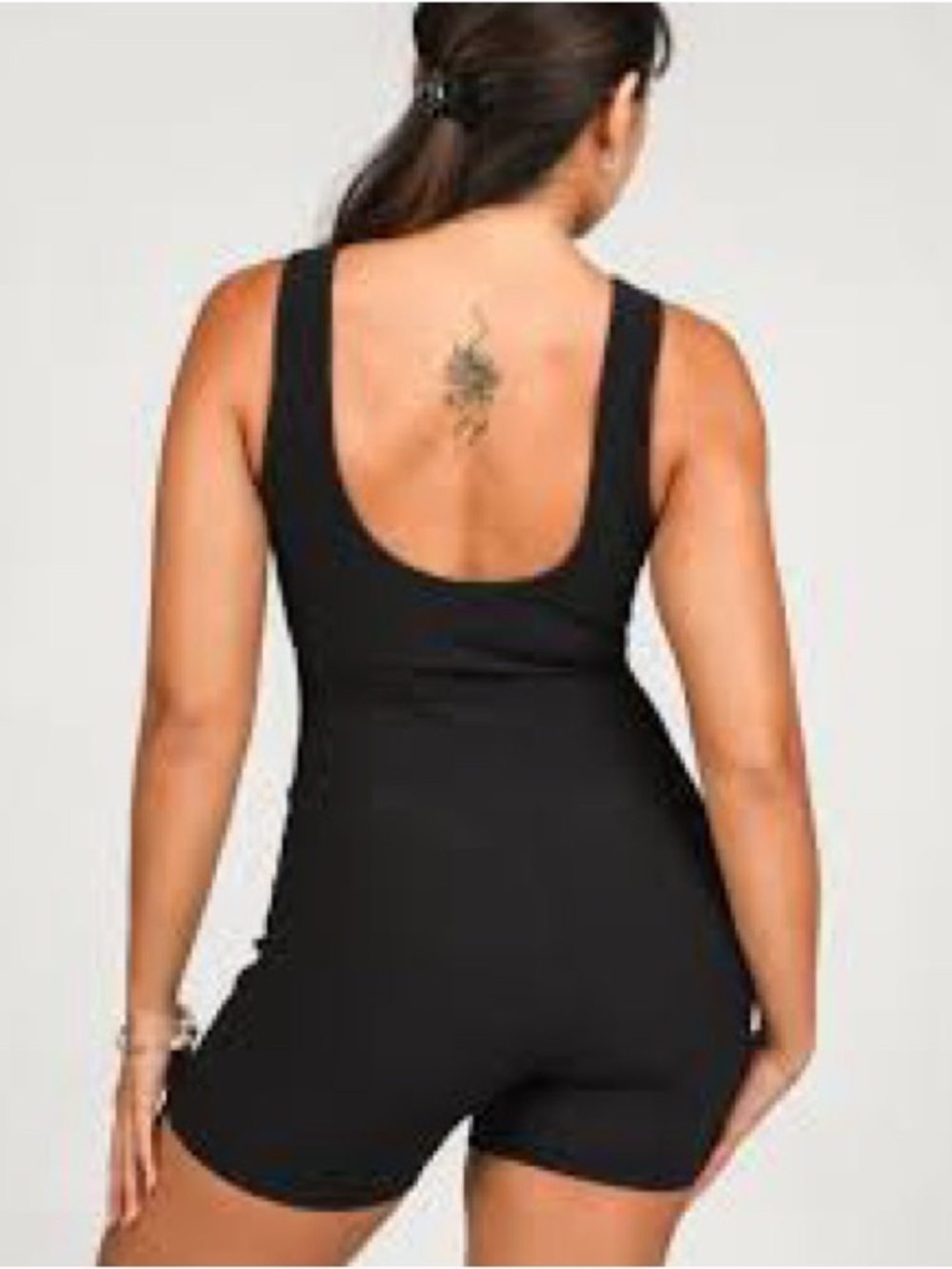 Amazon Black Sleeveless Athletic Romper Jumpsuit. NWOT. - Picture 2 of 11